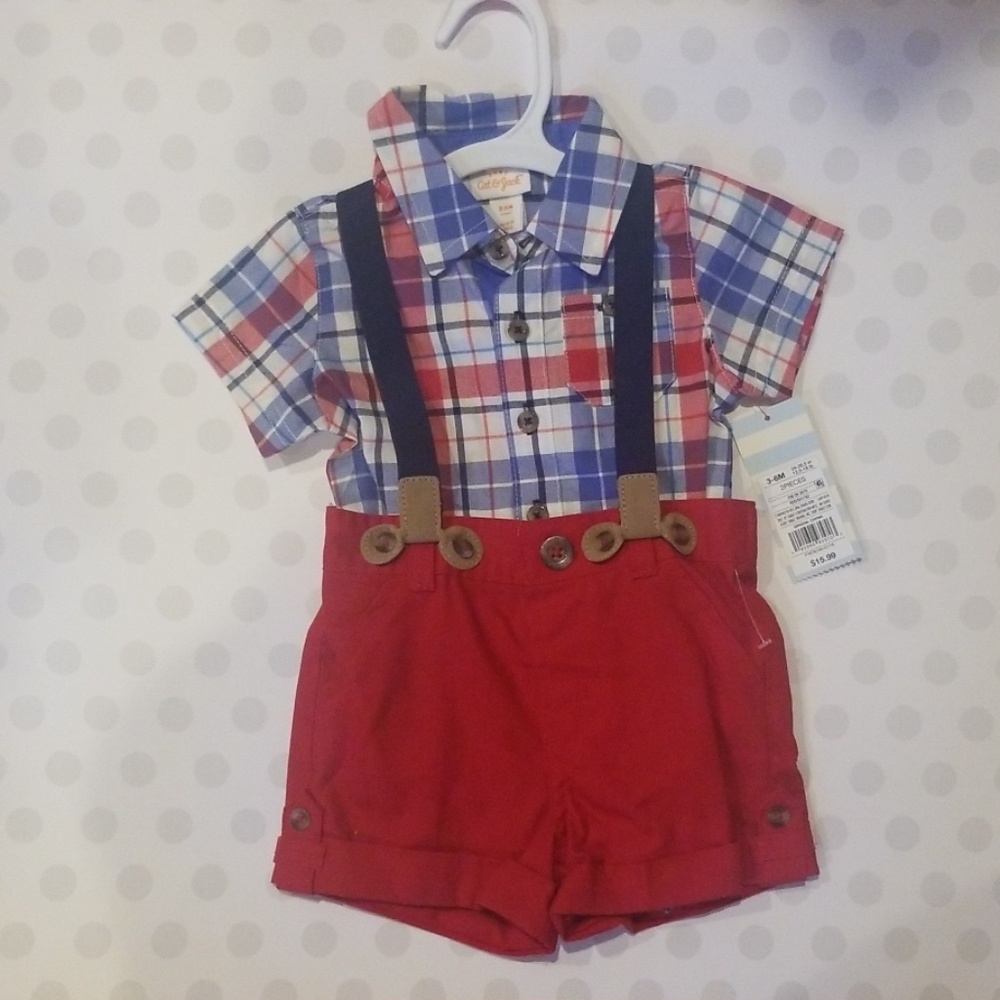 Cat & Jack 2 piece outfit 3-6m